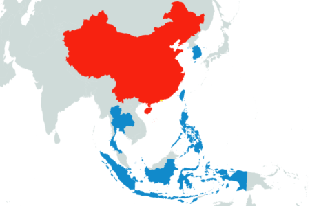 West Pacific Map Shows F-16 Jet Fleets on China’s Doorstep