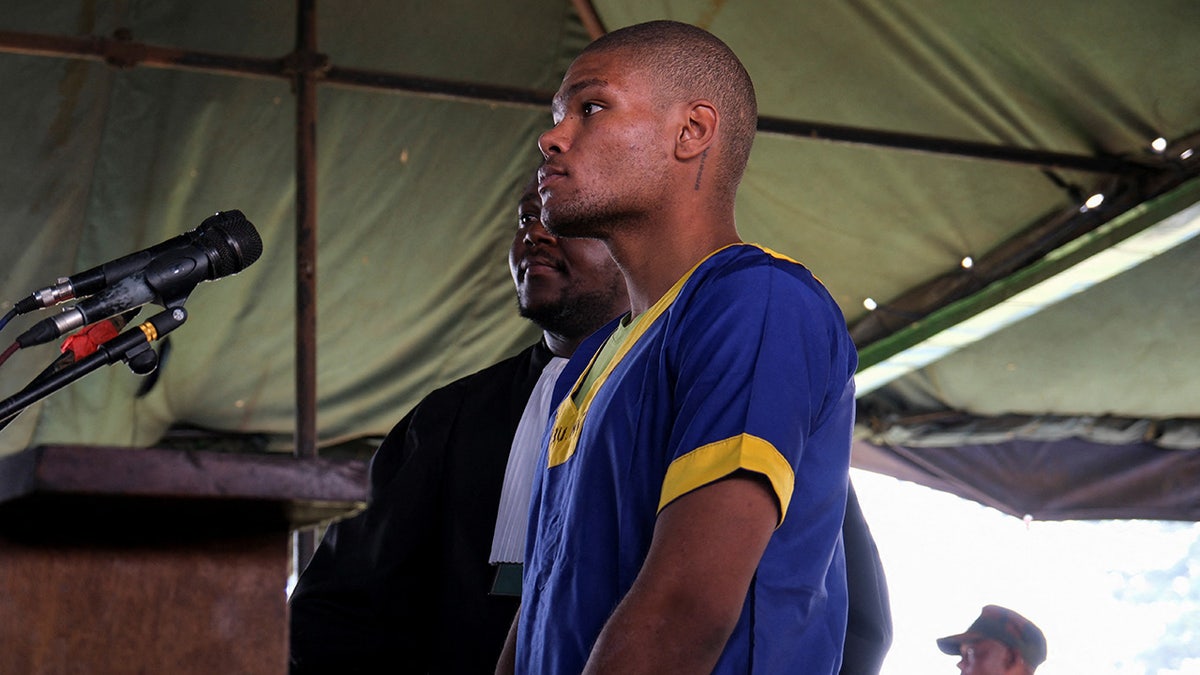 Marcel Malanga during trial