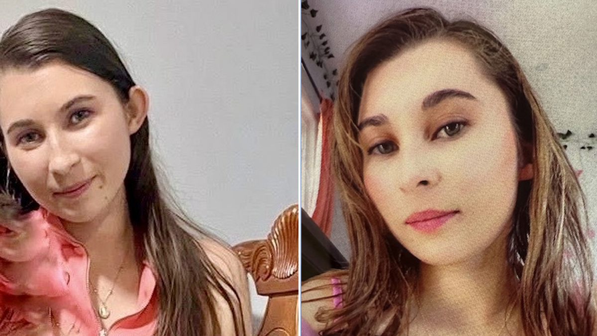 Lesbia Mileth Ramirez Guerra poses for pictures