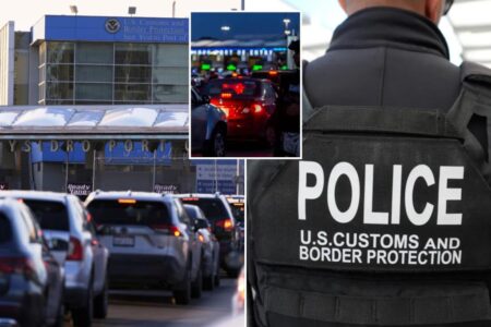 Two US Border Patrol officers charged with taking bribes to wave in people without documents