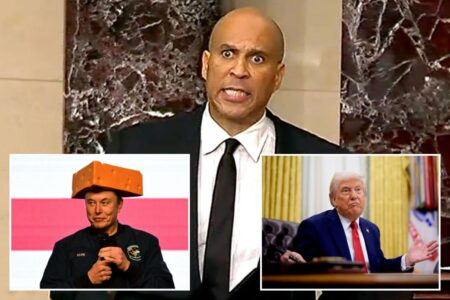 Sen. Cory Booker’s marathon ‘filibuster’ against Trump agenda goes on and on and …