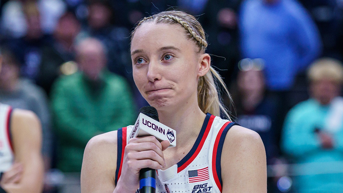 Paige Bueckers talks