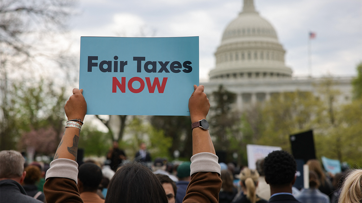 protests against tax cuts