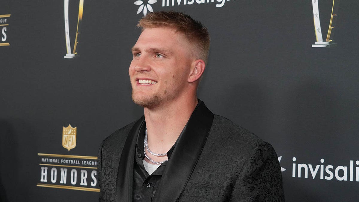 Trey McBride smiles