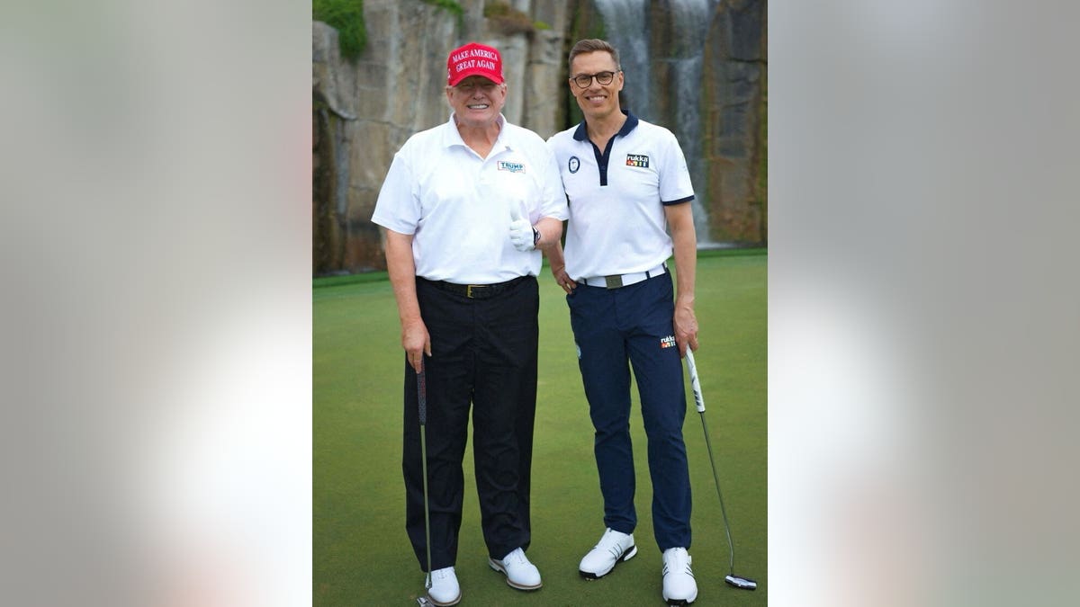 President Trump with Finnish President Stubb