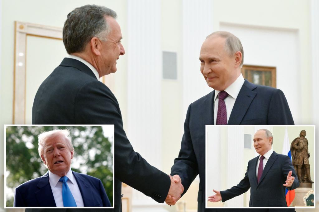 Trump envoy received with open arms by grinning Putin for what could be the final US peace talks