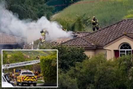 Small plane crashes into Simi Valley neighborhood in Southern California