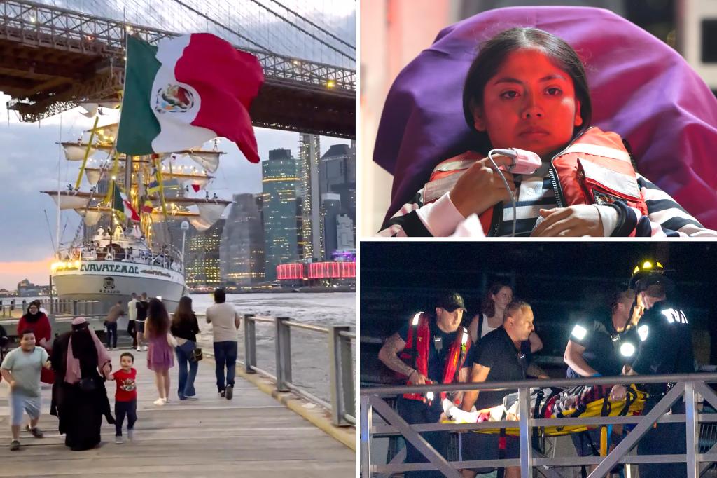 Terrified witnesses describe ‘scary’ moment Mexican navy tall ship crashed into Brooklyn Bridge: ‘A lot of people were crying’