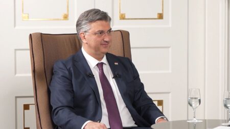 'US should stay committed to Europe,' Croatia's PM Andrej Plenković says