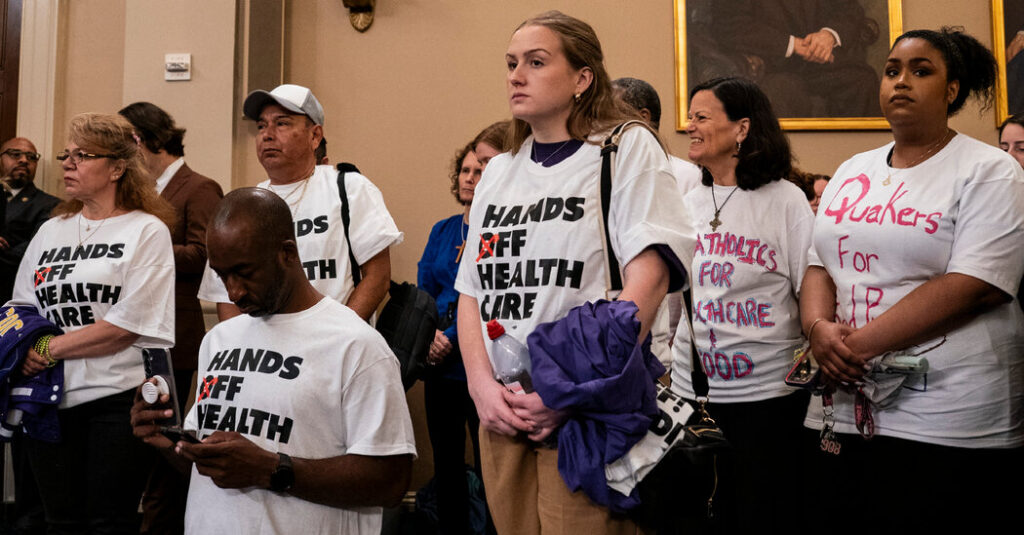 Republicans’ Planned Medicaid Cuts Draw Protests at House Hearing