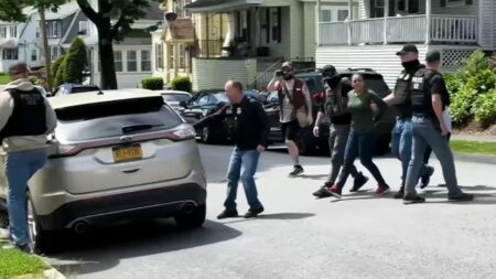 Chaotic video shows Massachusetts ICE arrest being disrupted by 'unruly' crowd, leading to 2 arrests