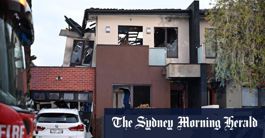 Woman jumped from balcony to escape blaze before firefighters arrived