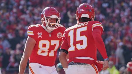 Patrick Mahomes says Travis Kelce 'doesn't seem like a guy' who's retiring soon
