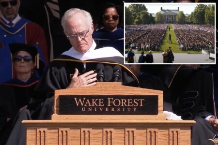 ‘60 Minutes’ anchor Scott Pelley ripped for ‘angry, unhinged’ commencement speech criticizing Trump