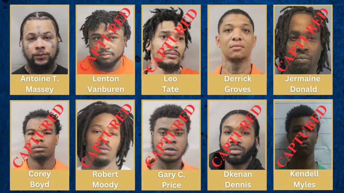 Mugshots of escaped New Orleans inmates