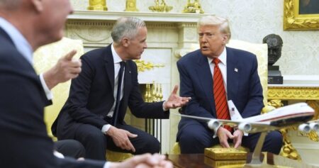 Read the transcript of Carney and Trump’s Oval Office meeting