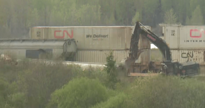 Transportation Safety Board investigates derailment after two CN Rail trains collide