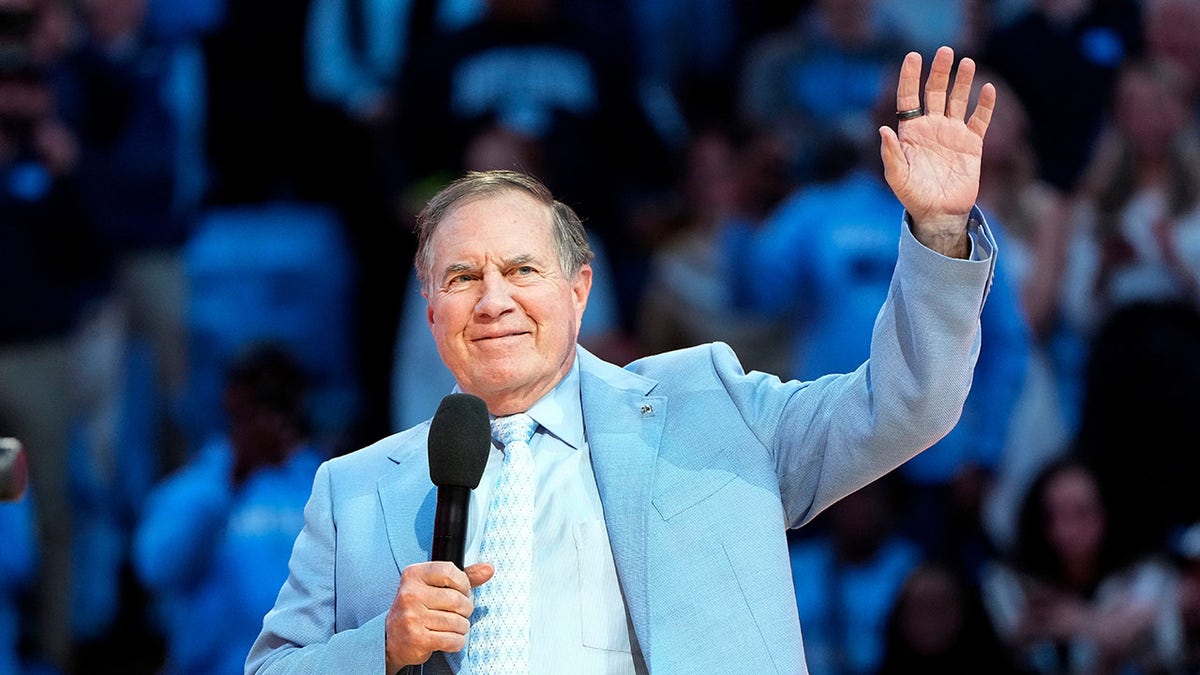 Bill Belichick waving