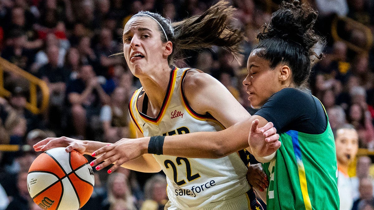 Caitlin Clark fouled