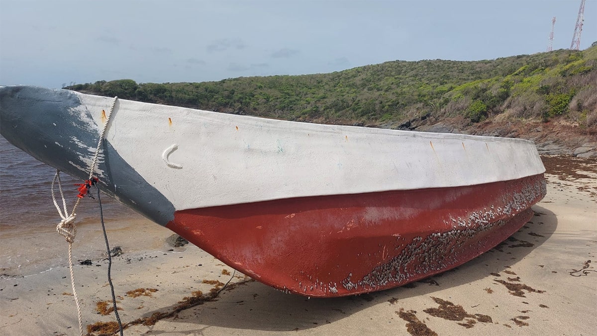 Vessel washed ashore