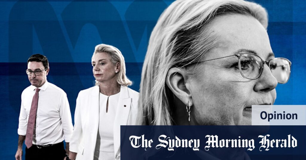 Sussan Ley was compared with the Liz Truss lettuce, but it’s David Littleproud who’s reduced to clear