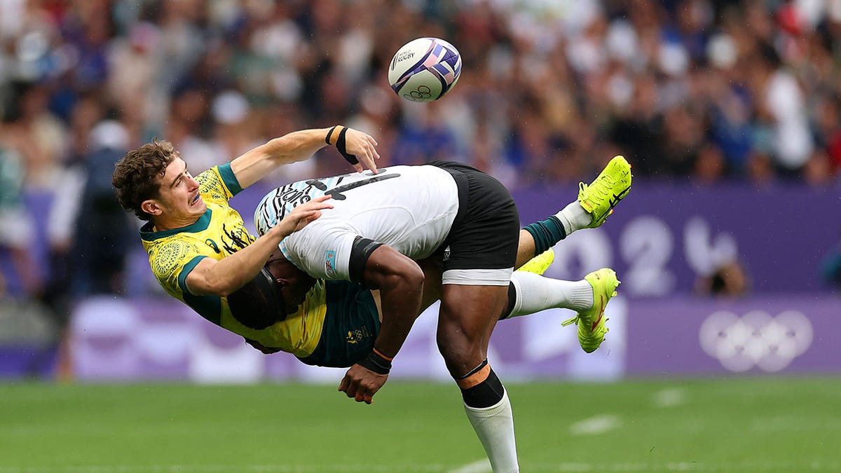 Josaia Raisuqe makes tackle