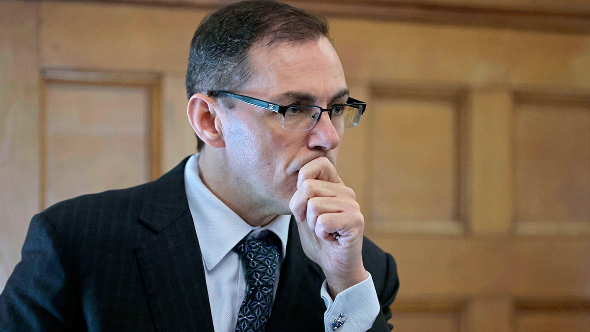 Lawyer Hank Brennan in court during the Karen Read trial.