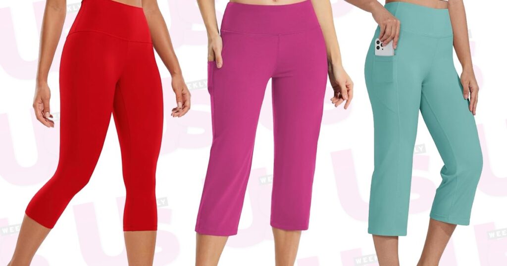 13 Oddly Flattering Cropped Leggings With Tummy-Control Features — Starting at $7