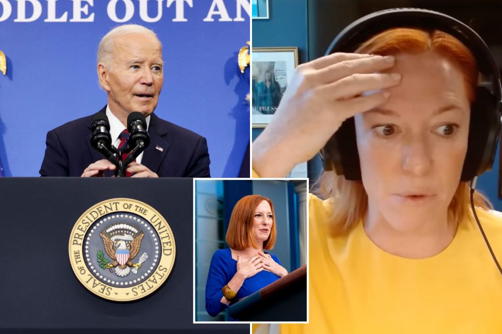 Jen Psaki insists she ‘never saw’ signs Biden had declined while she worked as press secretary