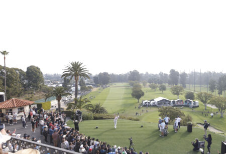 Plane Crash Lands at Riviera Country Club in Front of Golfers: Watch