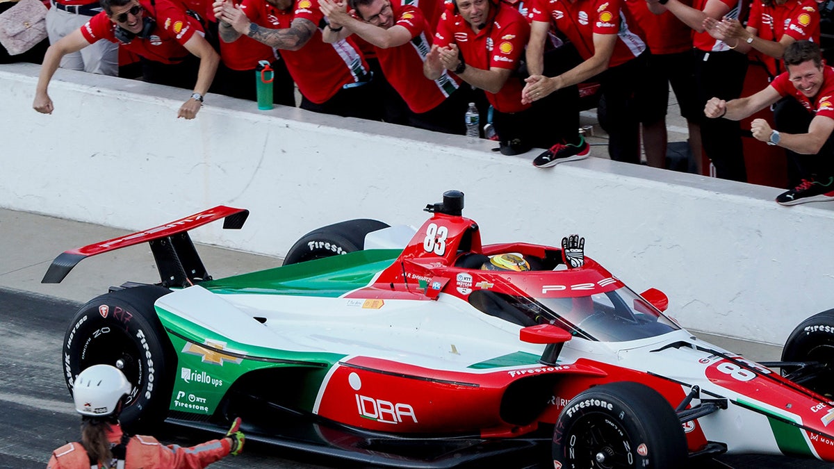 Robert Shwartzman reacts