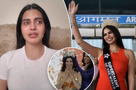 Sobbing beauty queen throws down her crown — blasts pageant over ‘harassment,’ ‘toxicity’ and ‘body-shaming’