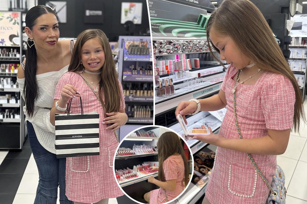 My ‘Sephora Kid’ has a $2K makeup collection and a multi-step morning routine — she started at age 3