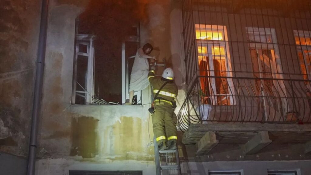 At least one dead after Russia launches strikes on Odesa and Kharkiv