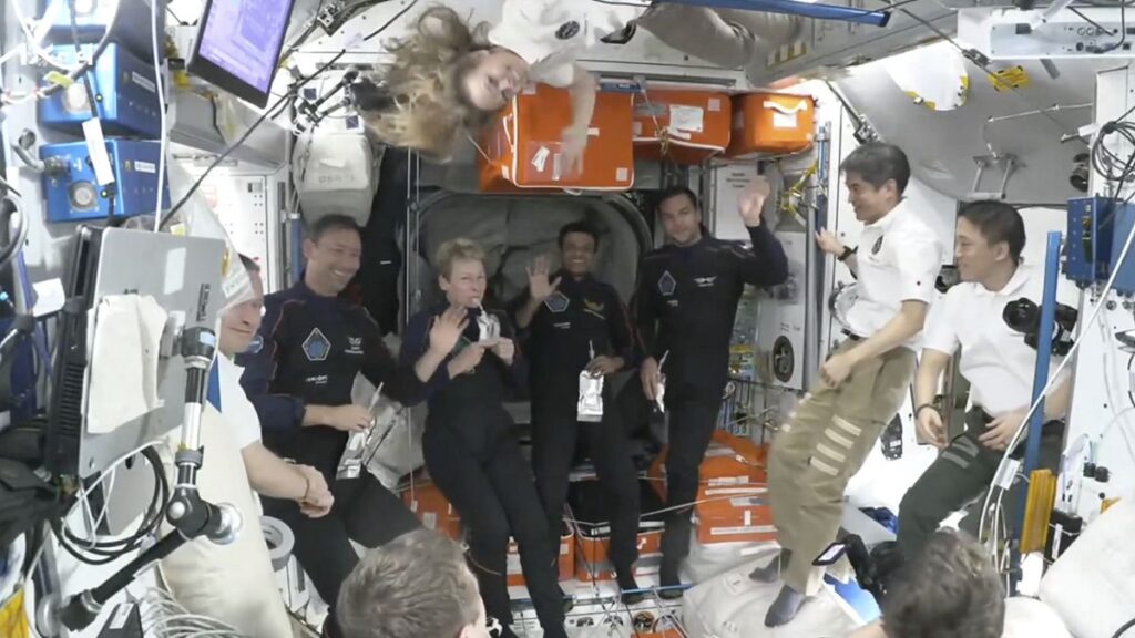 ISS welcomes first astronauts from Poland, Hungary and India
