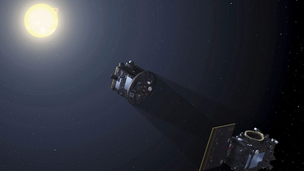 Two European satellites from Proba-3 mission mimic total solar eclipse