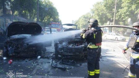 Russian attack on Ukraine's Sumy kills at least three and injures 20