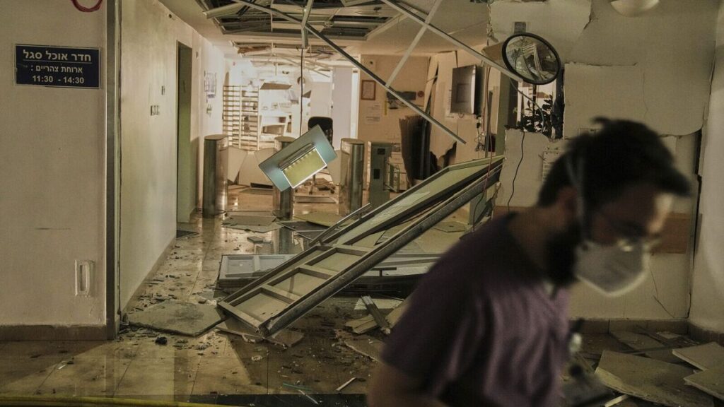 Verifying conflicting accounts of Iran's strike on an Israeli hospital