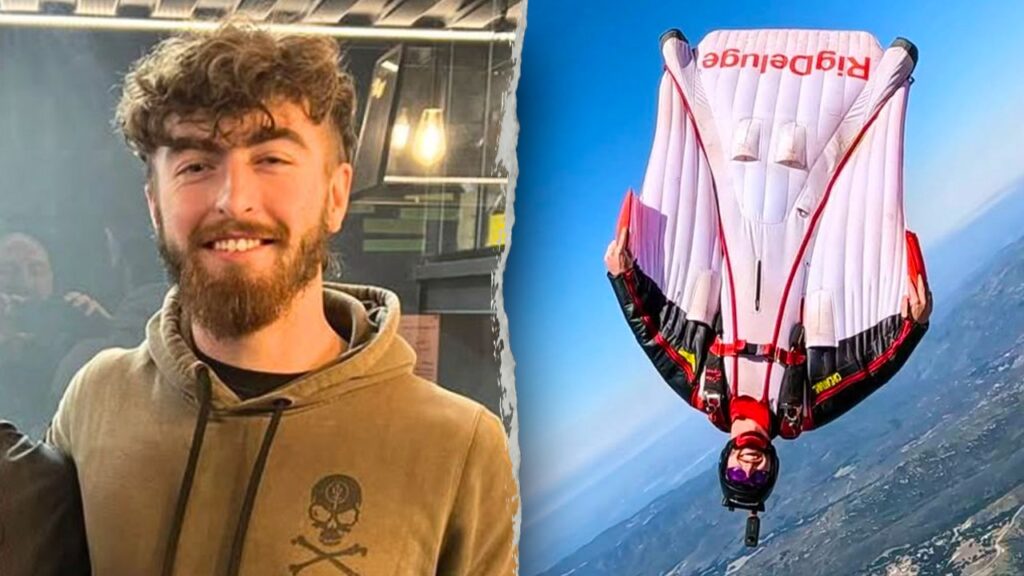 Champion skydiver plummets to death during wingsuit jump