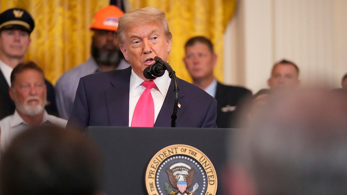 President Trump speaks at White House during Big, Beautiful Event