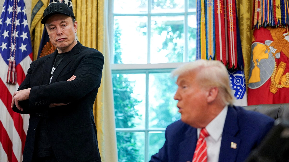 Trump and Musk in the Oval Office