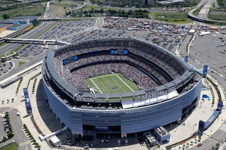 MetLife Stadium in East Rutherford, NJ