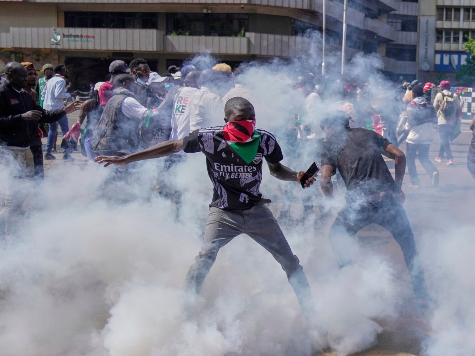 Photos: Kenyans take to the streets for protest anniversary