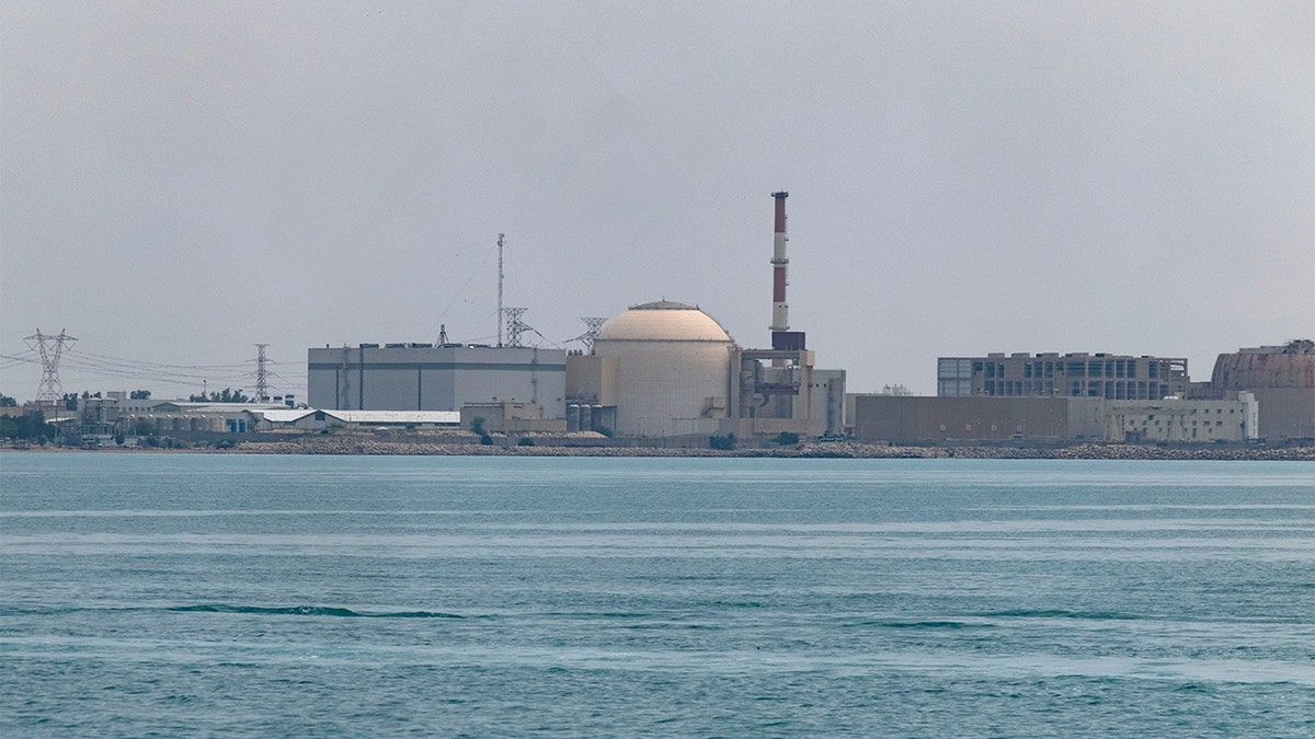 Ocean view of Iran's first nuclear power plant.