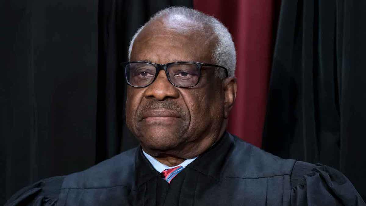 Justice thomas closeup