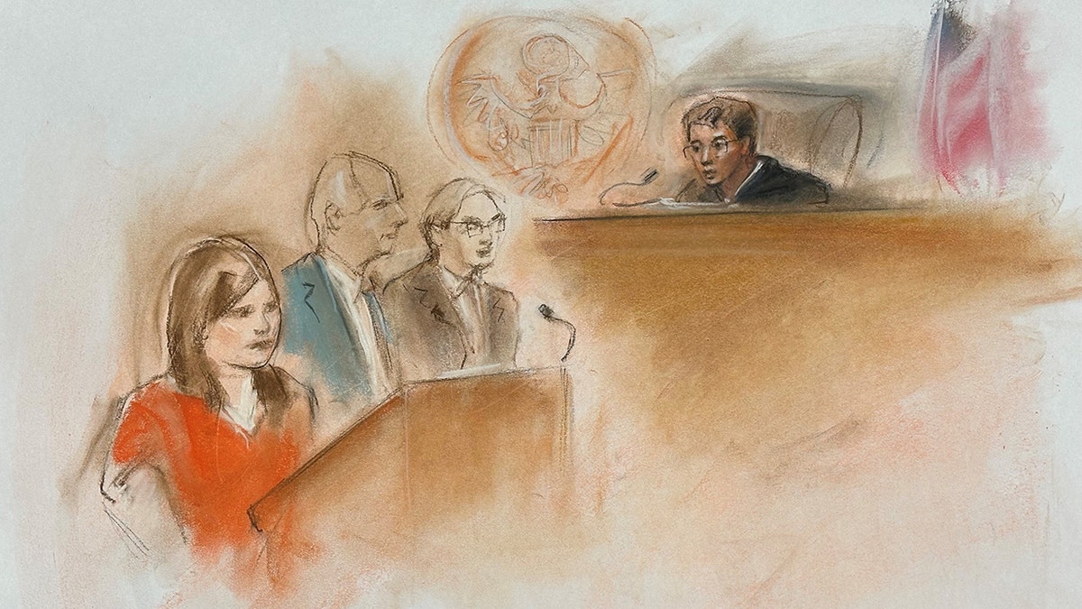 A sketch of Chenqxan Han in federal court