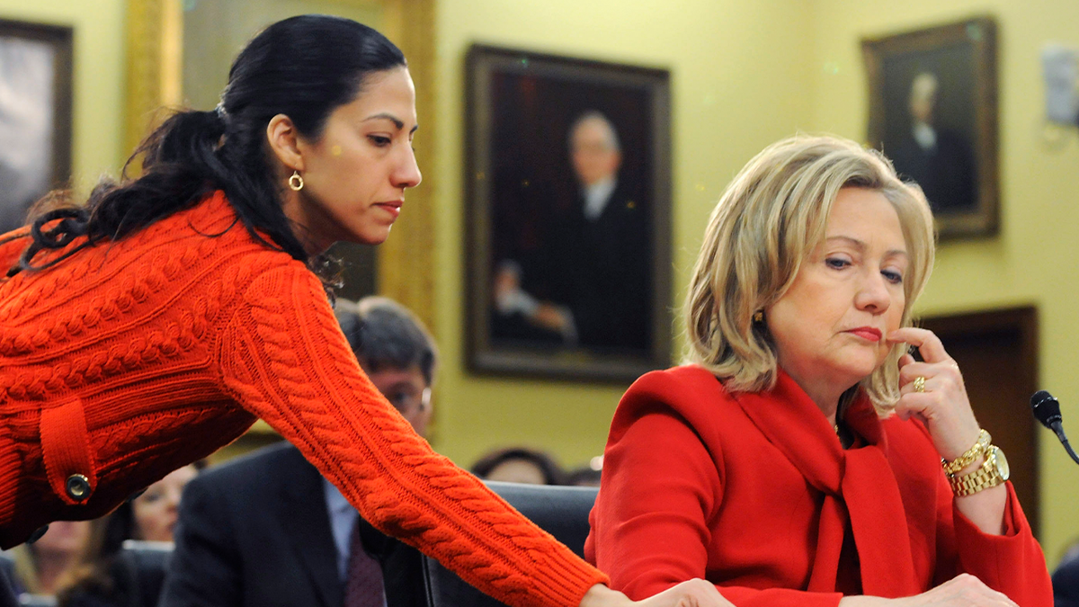 Hillary Clinton and Huma Abedin