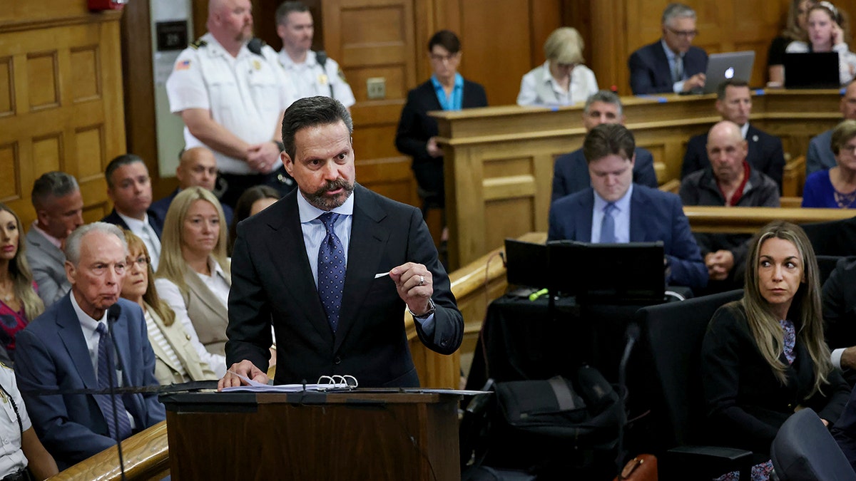 Lawyer Alan Jackson inside the courtroom during the Karen Read trial.