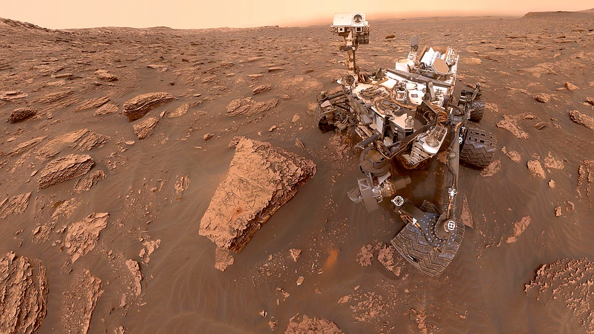 NASA's Curiosity Rover exploring Mount Sharp on Mars