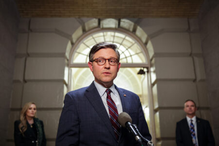 Mike Johnson Pushes Back on Elon Musk Jab Over ‘Big, Beautiful Bill’